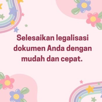 Selesaikan legalisasi dokumen Anda dengan mudah dan cepat.